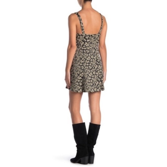 Free People Chrissy Animal Print Mini Dress - Picture 3 of 7